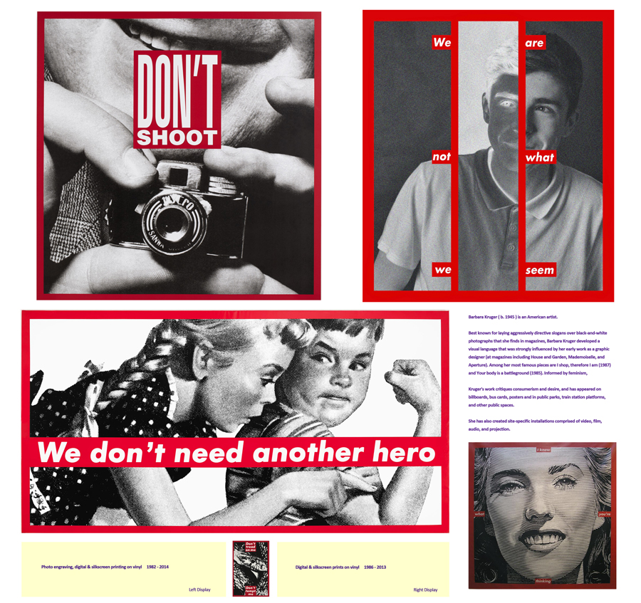Barbara Kruger - right display