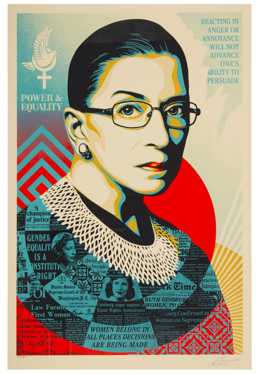 Shepard Fairey - Ruth Bader Ginsburg