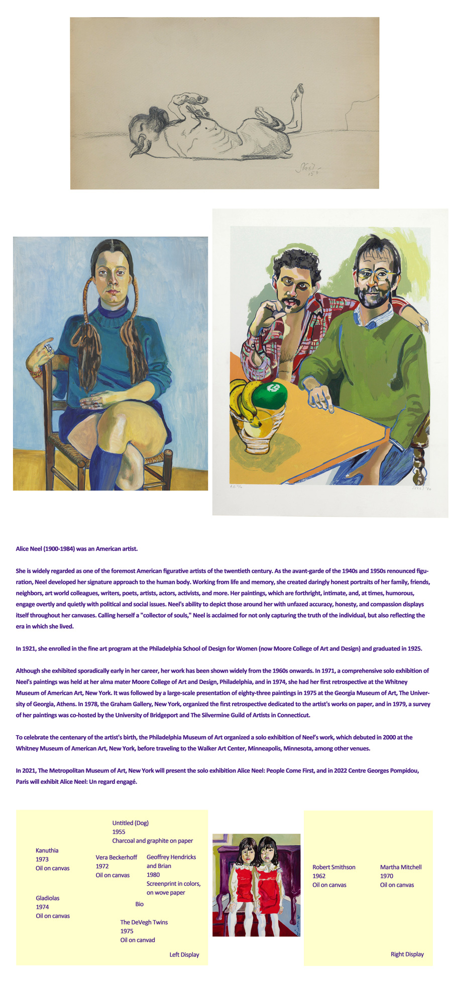 Alice Neel install