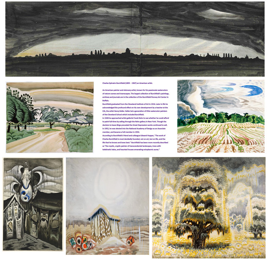 Charles Burchfield install