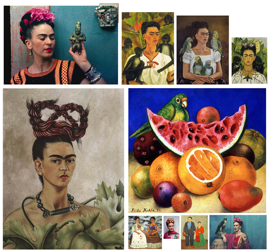 Frida Kahlo install